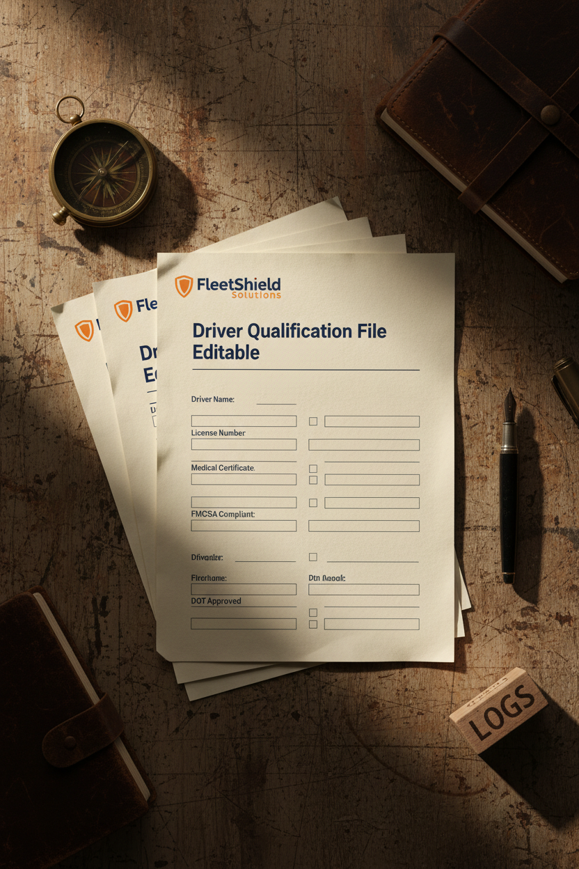 Driver Qualification File Editable - Aerial